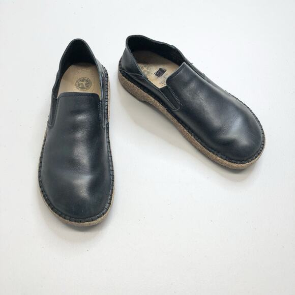 Birkenstock Shoes - Birkenstock Shoes Women’s 6 Callan Slip On Loafers Black Leather Casual Comfy